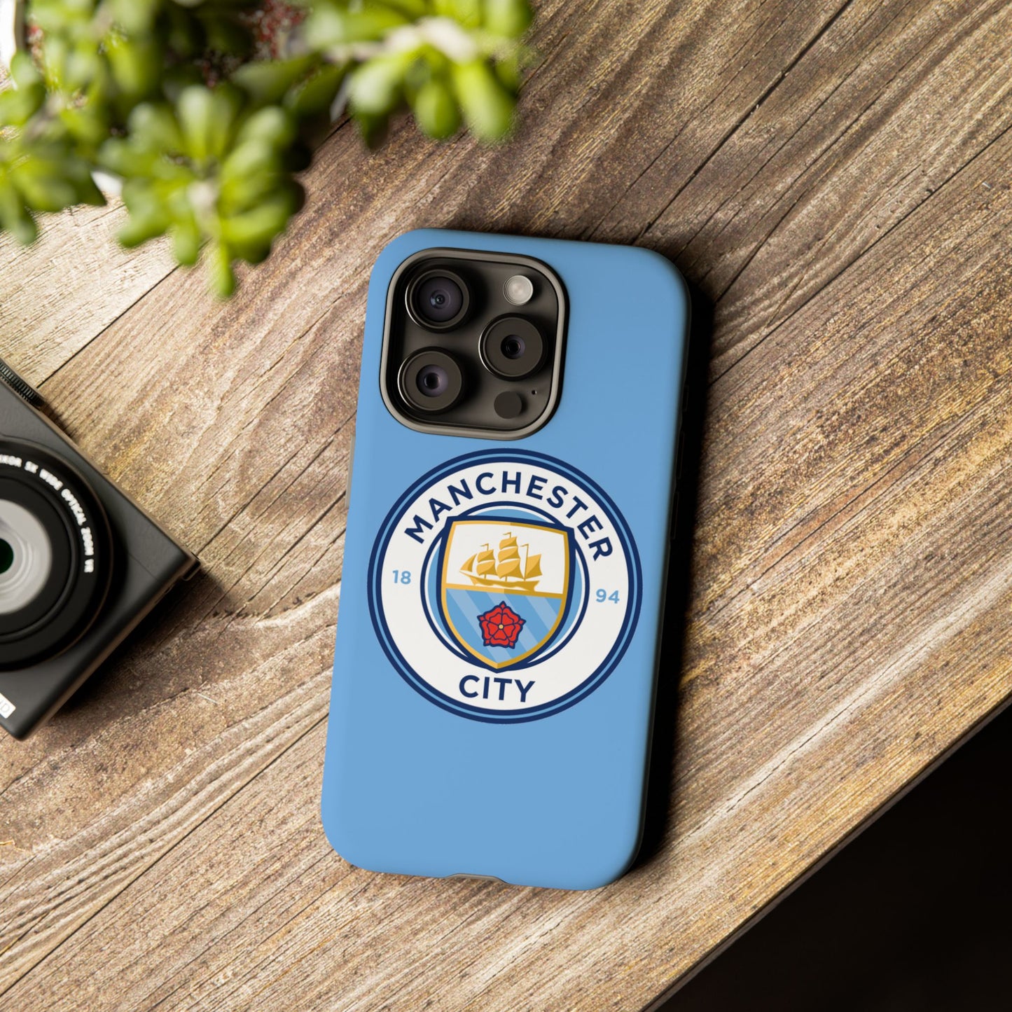 Premier League Manchester City FC Tough Phone Case - Durable & Stylish Protector