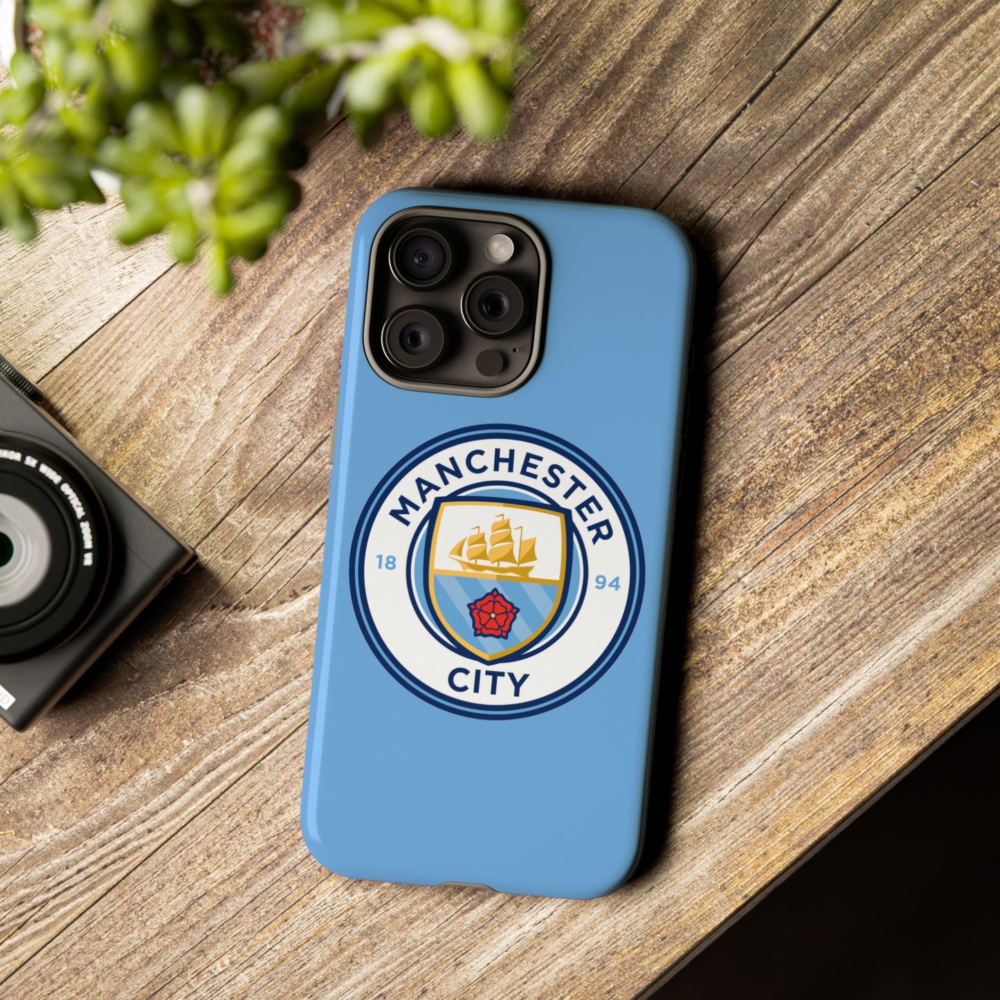 Premier League Manchester City FC Tough Phone Case - Durable & Stylish Protector