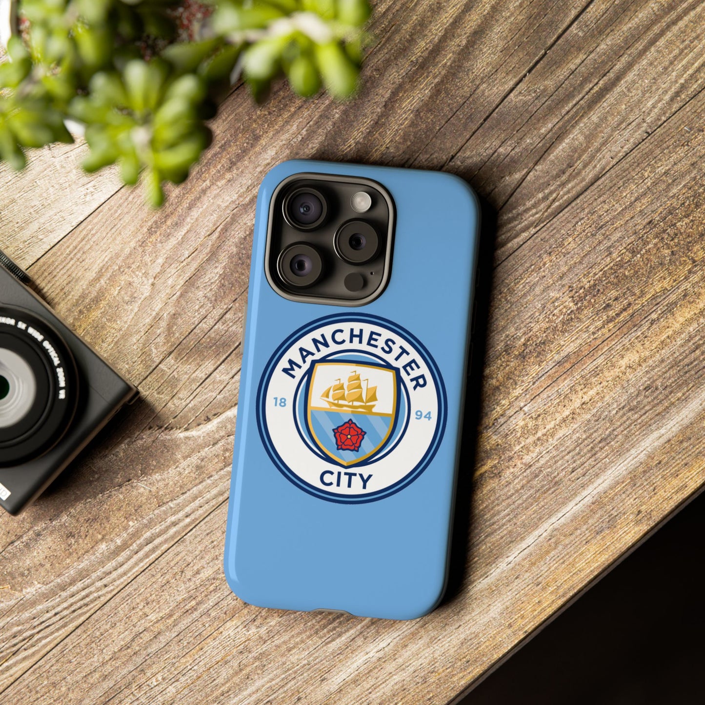 Premier League Manchester City FC Tough Phone Case - Durable & Stylish Protector