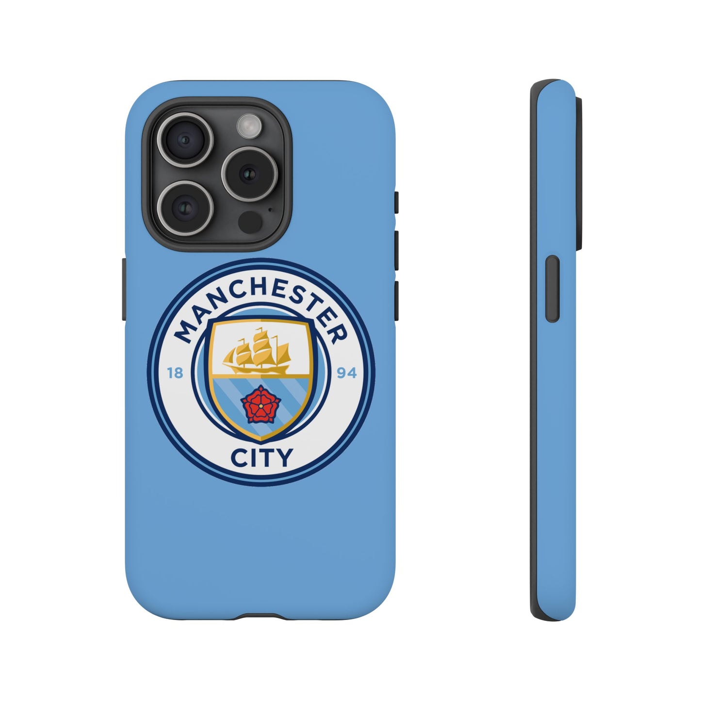 Premier League Manchester City FC Tough Phone Case - Durable & Stylish Protector