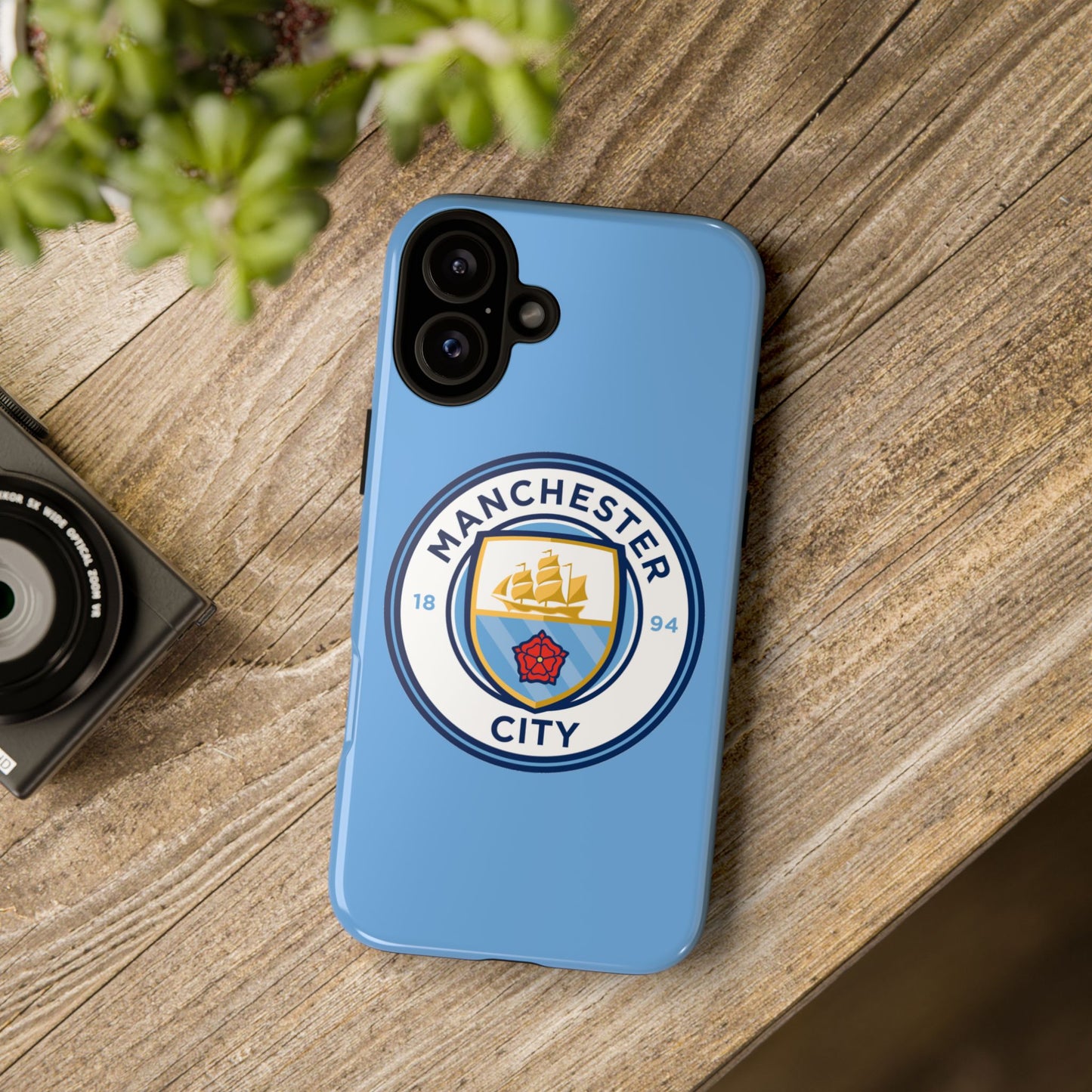 Premier League Manchester City FC Tough Phone Case - Durable & Stylish Protector