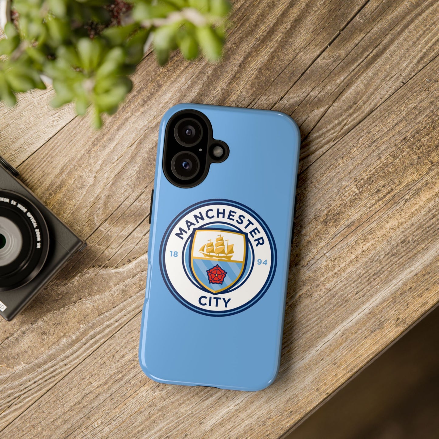 Premier League Manchester City FC Tough Phone Case - Durable & Stylish Protector