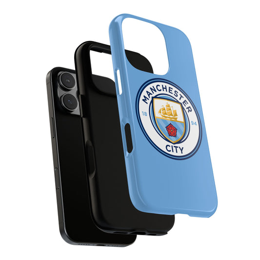 Premier League Manchester City FC Tough Phone Case - Durable & Stylish Protector