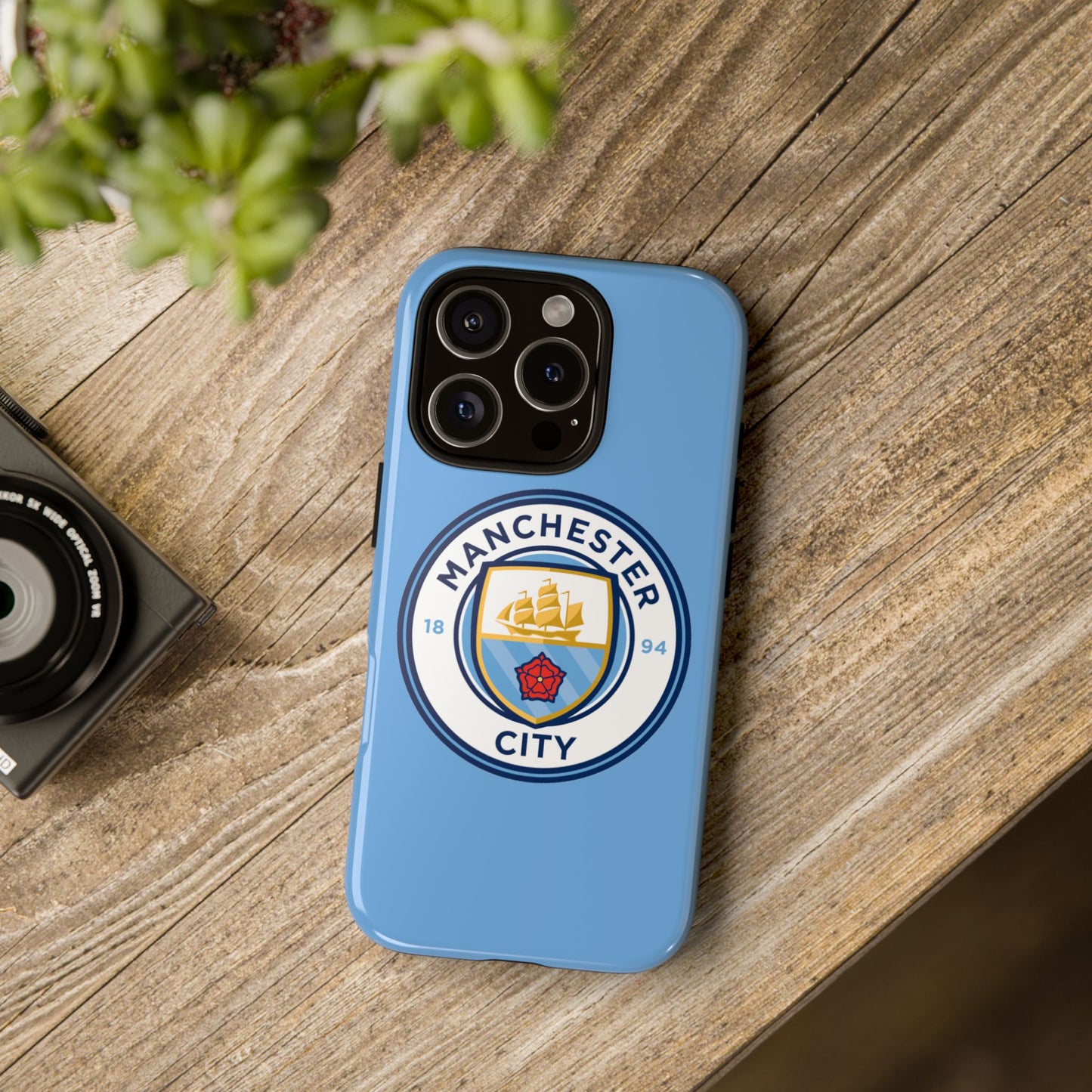 Premier League Manchester City FC Tough Phone Case - Durable & Stylish Protector