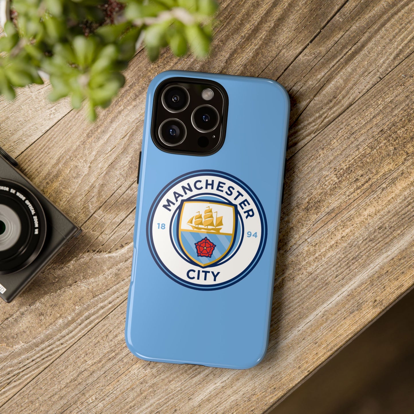 Premier League Manchester City FC Tough Phone Case - Durable & Stylish Protector