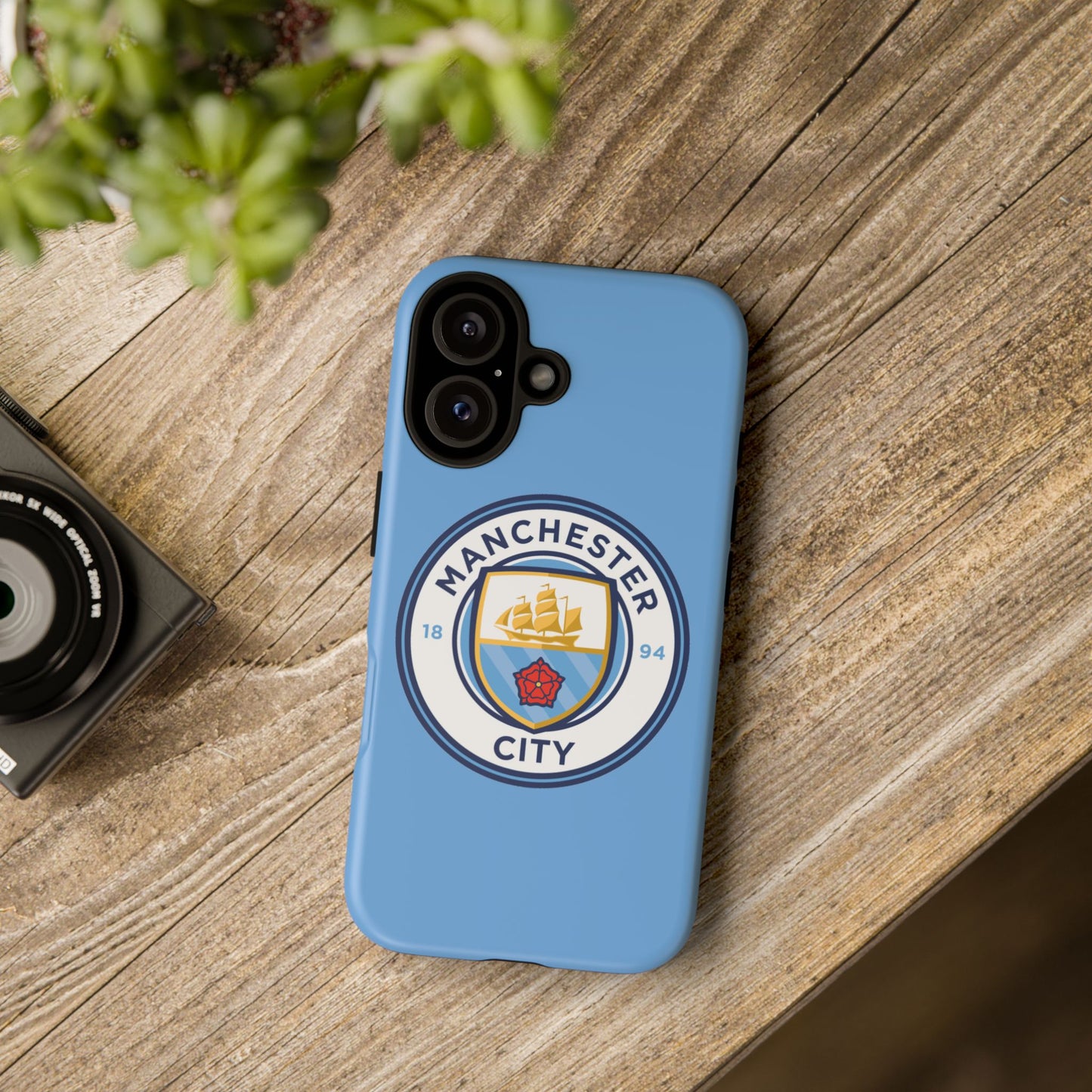 Premier League Manchester City FC Tough Phone Case - Durable & Stylish Protector