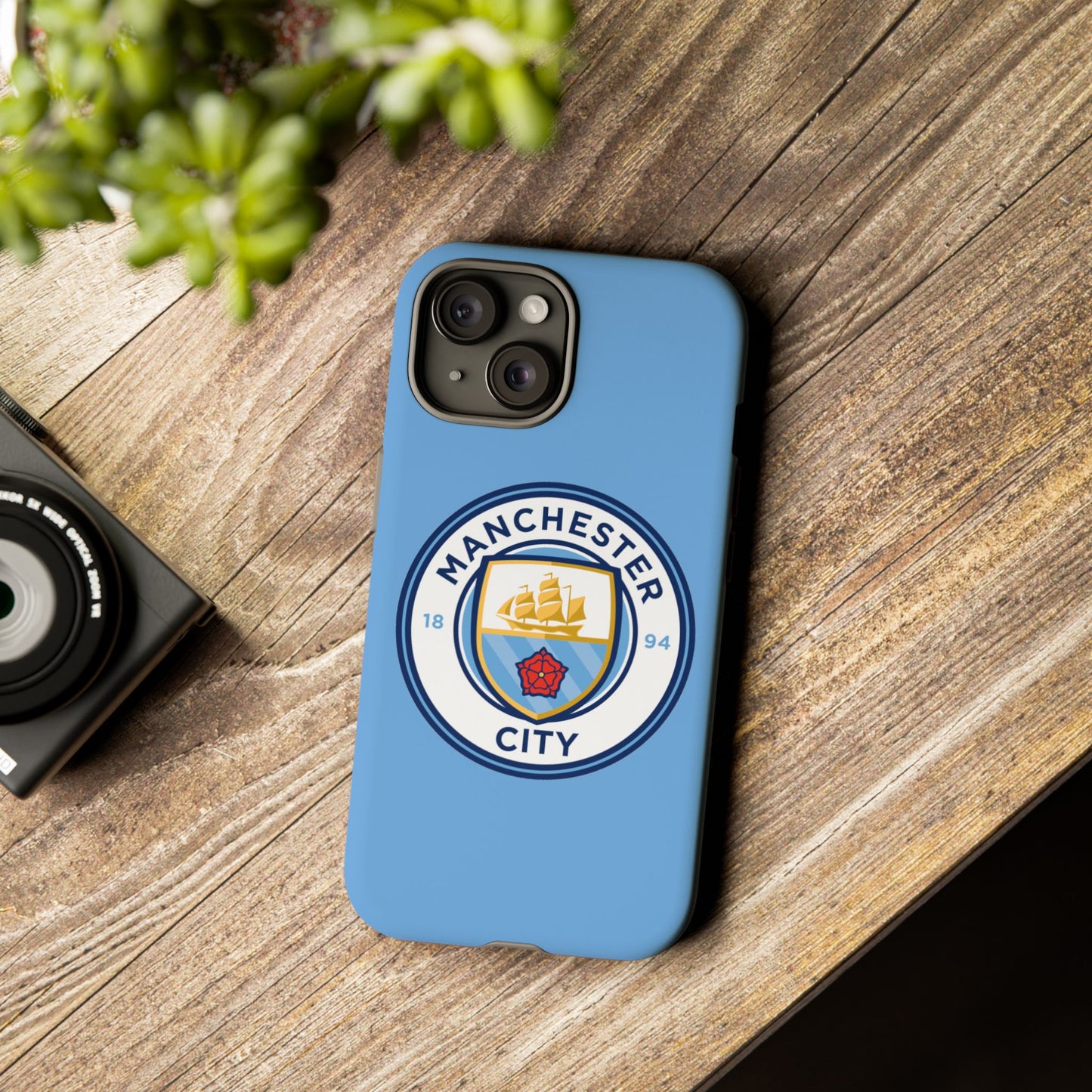 Premier League Manchester City FC Tough Phone Case - Durable & Stylish Protector