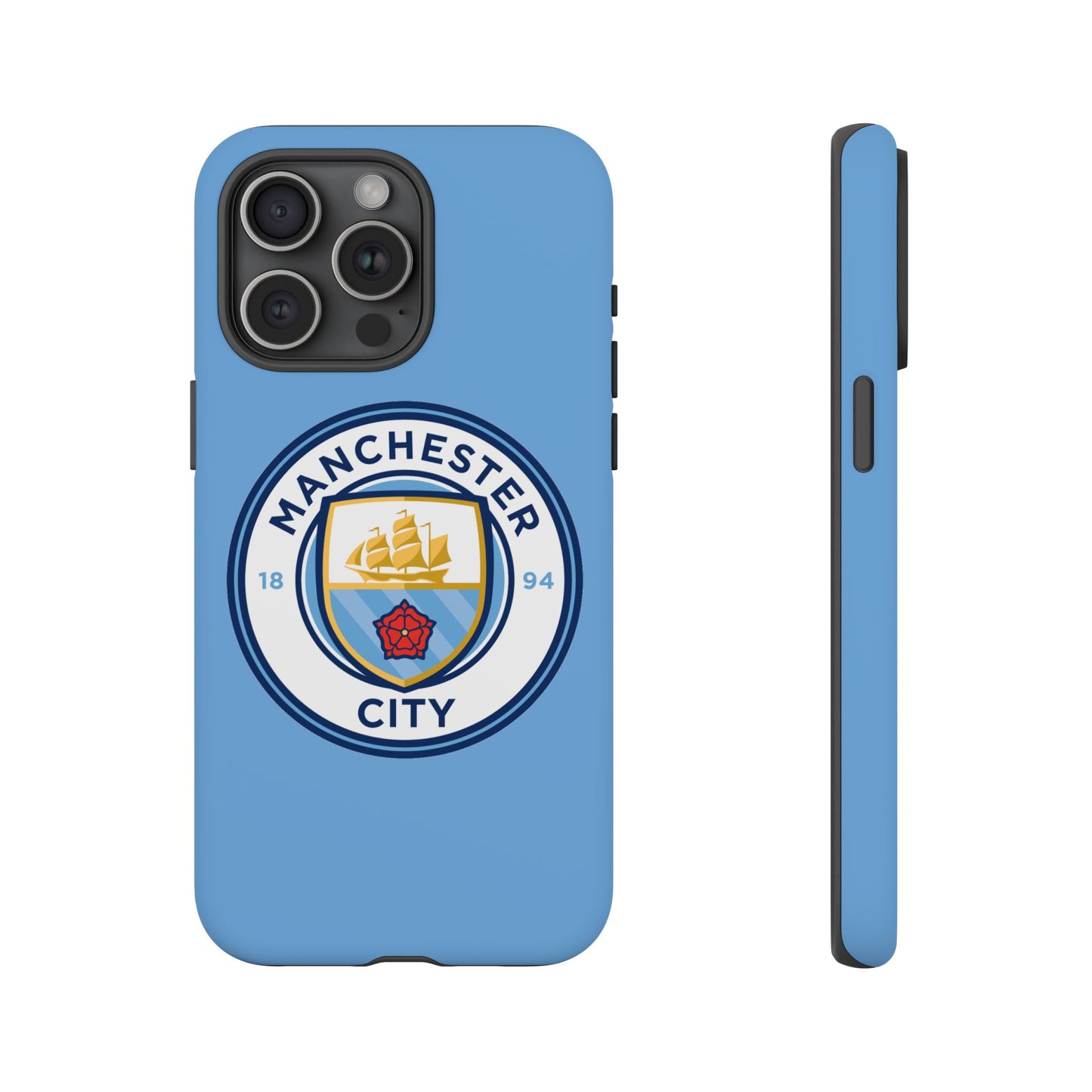 Premier League Manchester City FC Tough Phone Case - Durable & Stylish Protector