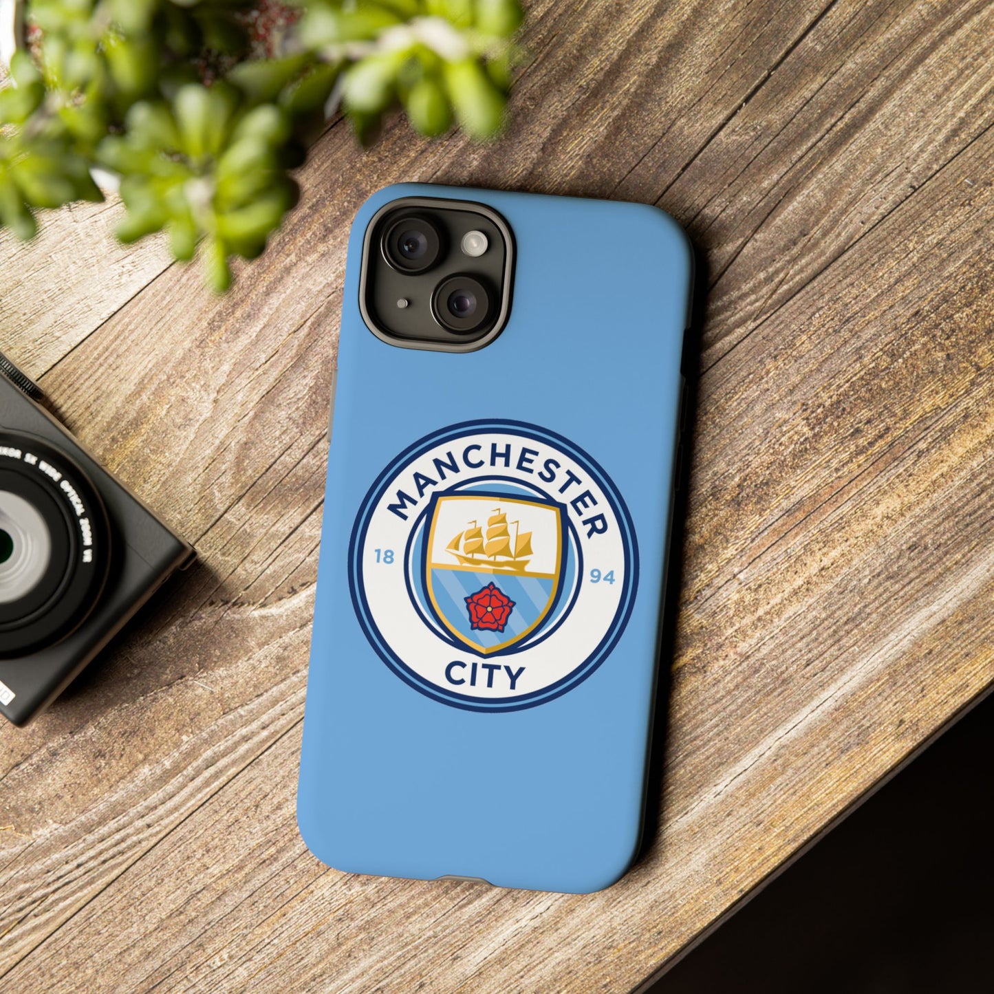 Premier League Manchester City FC Tough Phone Case - Durable & Stylish Protector